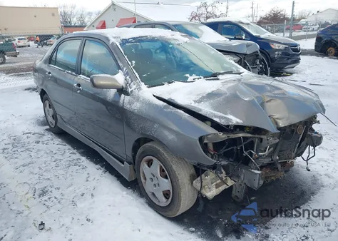 2003 Toyota Corolla S из США, поврежденный, VIN 1NXBR32E03Z076805